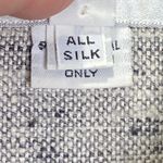 Mark Heister Silk Jacket XS Ruffled Trim Couture Evening Artwear Gray Photo 3