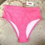 Solid & Striped The Lilo Bikini Bottom in Zigzag Watermelon Pink Photo 2