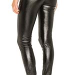 Free People ’We The Free” Phoenix Coated Skinny Jeans in Liquid Black, Size 27 Photo 4