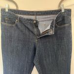 Michael Kors Wide Leg Trouser Womens Jeans Sz 16 Dark Wash Flare Middrise Photo 2