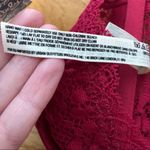 Free People Lacey Looks Burgundy Bandeau Lace New NWT XS Photo 5