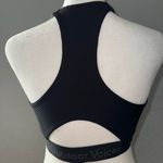 Outdoor Voices  TechSweat Sports Bra Black S Racer Crop Top Animal Print NWOT Photo 1