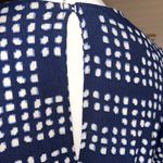 ASTR 🦎THE LABEL Navy & White Women's A-Line Dress - HI Low Hemline🌵 Photo 5