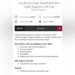 Lululemon NWT Align Sweetheart Sports Bra Ripened Raspberry Size 12 Photo 3