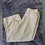 Alfred Dunner  size 14 petite ribbed silver pants Photo 0