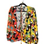 Farm Rio  x Anthropologie Rainforest Wrap Blouse Toucans Tropical Birds Sz XS Photo 0