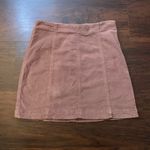 Free People  Modern Femme light brown corduroy mini skirt size 4 Photo 1