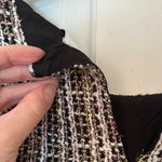 CeCe Metallic Thread Tweed Short Sleeve Dress size 12 NWT/minor damage Photo 3