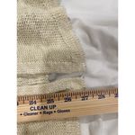 She & Sky Long Sleeve Lace Up Back Tunic Sweater Cream Women's Size Large Photo 10