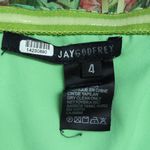 Jay Godfrey Lydia Romper Strapless Green Floral Sweetheart Neckline Chiffon 4 Photo 9