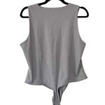 House of Harlow NWT 1960 Sleeveless Crew Neck Ribbed Taupe Bodysuit Sz XL Photo 2