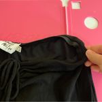 Princess Polly  | Black Ribbed Knit High Rise Pants 6 Photo 4