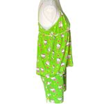 Hello Kitty  Pajama Set Womens L Green Sanrio Cami Top and Shorts Cute‎ Sleepwear Photo 4