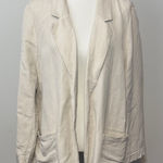 Old Navy  Linen Cream Open Front Blazer Women's XL Photo 0