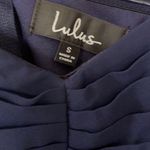 Lulus Navy Long Formal Dress Photo 5