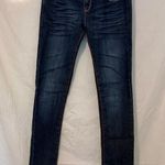 Silver Diva Y2K  Red Cross Rhinestone Low Rise Jeans Photo 2