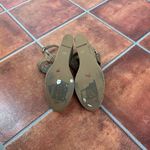 Tory Burch  Leather Ankle Strap Wedge Sandals Size US 10.5 Photo 10