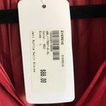 Evereve  Jett Ruffle Satin V Neck Blouse, NWT Photo 8