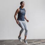 Nobull NWT  Women’s **LIMITED EDITION** New England Racerback Tank - XL - Navy Photo 5