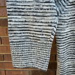 eight eight eight Gray White Black Variegated Cotton Cowl Neck Sweater Size 1X Photo 5