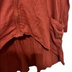 Democracy  burnt orange hi low zip hoodie cardigan size medium Photo 2