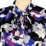 Bar III XX-Small Top Floral Sleeveless V-Neck Tie Keyhole Neck Lightweight New Photo 1