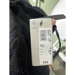 River Island  Dress High Neck Knit Midi Slit Size 8 Large Grunge Witchy Emo Goth﻿ Photo 8