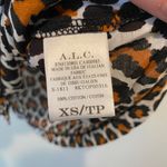 A.L.C. Kati Leopard Print Puff Sleeve Tee Size XS   Photo 7