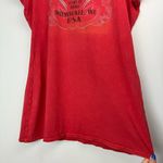 Harley Davidson Womens Short Sleeve Top Sz 2XL Red Graphic Biker Photo 8