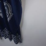 Cristinalove  Blue White Tunic Top L Photo 8