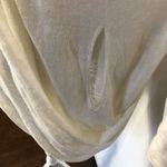 Inhabit off white lagenlook linen button cardigan Size M Photo 2