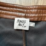 Princess Polly Faux Leather Love Club Pants Brown Size 10 Photo 4