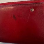 Kate Spade New York Lacey Red Patent Leather Zip Around Continential Wallet Photo 6