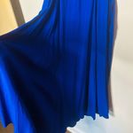 Yumi Kim Mercer Street Button Down Royal Blue Smocked Back Midi Dress size M Photo 6