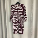 Banana Republic  dress white/burgundy size xs Photo 4
