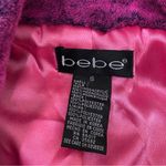 Bebe Dyed Blue Fuchsia Pink Faux Fur Trendy K-POP Women’s Coat Jacket Size S Photo 13