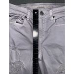 American Eagle  Jeans Women 6 X Long Distressed Skinny Lilac Denim‎ Pants Photo 3