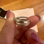 Pandora  925 Silver
Crossover Pavé Triple Band Ring Photo 1