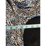 Denim & Flower  Long Sleeve Button Up Blouse Size Medium Polka Dot‎ Collar Photo 4