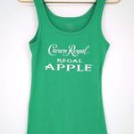 Tangerine Crown Royal Regal Apple Women's Bright Green Tank Top - Size S - GUC Photo 2