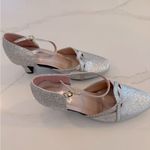 Samba Shoes Silver Sparkly professional dance shoes size 6 Photo 2