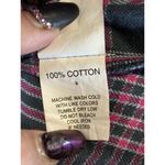 O'Neill  Long Sleeve Shirt Pink/Gray‎ Plaid Size Medium Button Up Studs Photo 7