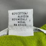 August Silk  Sweater Tank Top Sleeveless Cotton‎ Modal Women Sz Medium Lime Green Photo 9