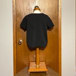 ZARA  W/B Woman's Floral Black Short Sleeve Classic Blouse Size Small Photo 4