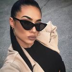 Sunglasses Triangle Shape, American Fashion, Cat’s eye Sunglasses Black Photo 1