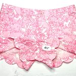 Lilly Pulitzer Buttercup Shorts She's a Fox Pink 12 Scalloped Cottage Chic Photo 5