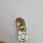 Vintage Monet Rhinestone Silver Tone Metal Magnetic Clip on earrings Photo 5