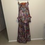 Anthropologie  Geisha Designs Floral Strapless Mini Dress Bow Detail $348 Large Photo 7