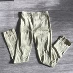 ZARA Light Green Flare Jeans Photo 1