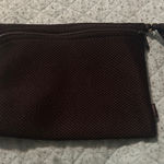 Mesh Wristlet Black Zip Travel Pouch Makeup Bag Accessory Small Purse Photo 0